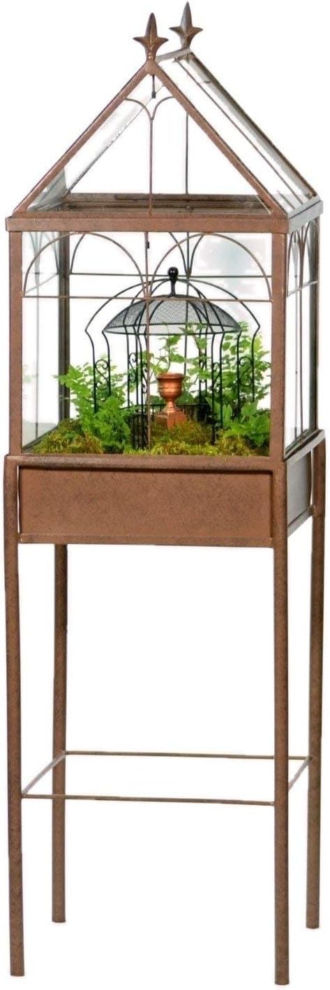 H Potter Large Glass Terrarium Succulent Planter Wardian Case for plants - Plantonio