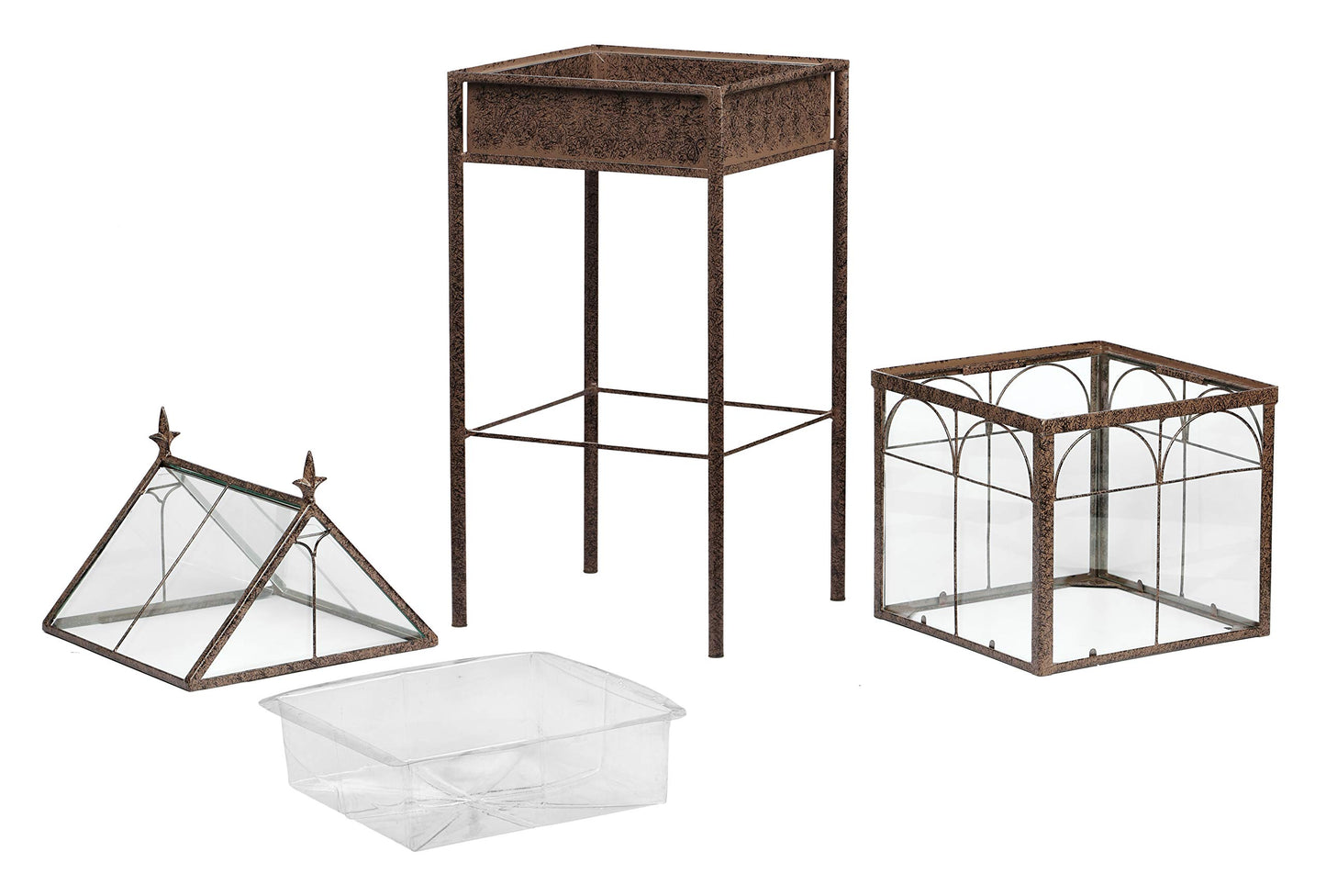 H Potter Large Glass Terrarium Succulent Planter Wardian Case for plants - Plantonio