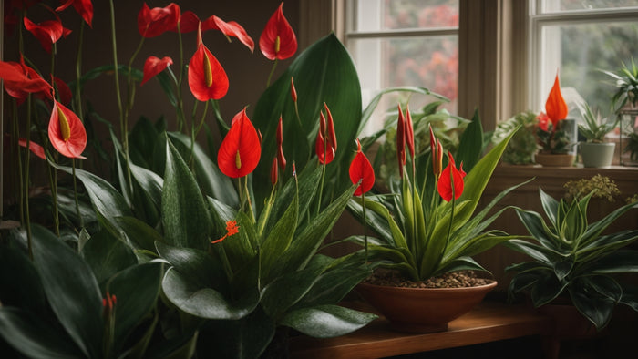 Anthurium and Aloe Houseplants as Statement Pieces in your Home: A Guide to Enriching Your Space with Tropical Elegance and Natural Serenity