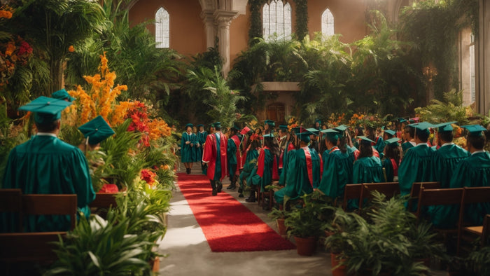 Graduation Glory: Achieve Academic Success Surrounded by Indoor Plant Bliss