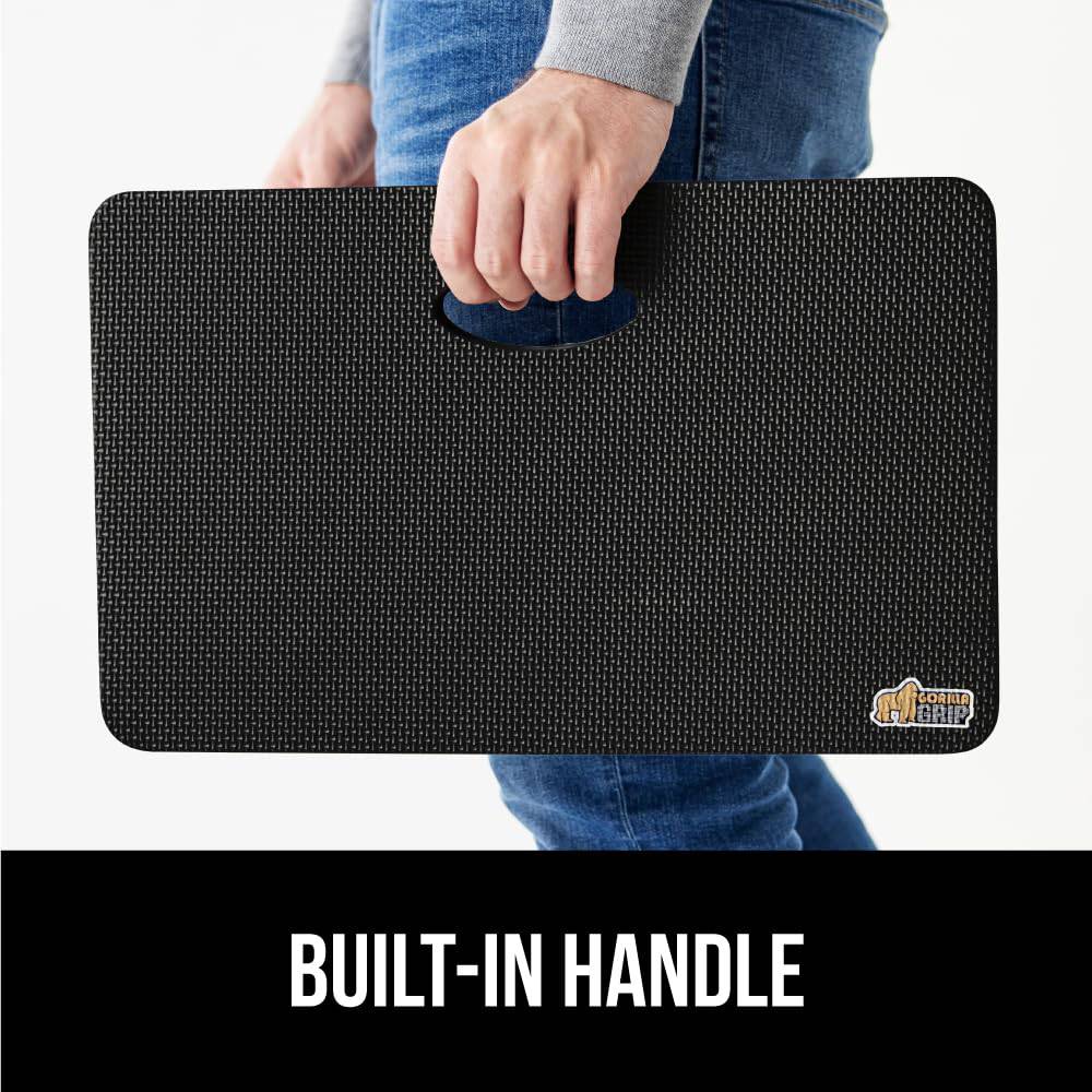 Gorilla Grip Extra Thick Kneeling Pad, Supportive Soft Foam Cushioning for Knee, Water Resistant Construction for Gardening, Bathing Baby, Workout Supplies, Lightweight, Garden Work Gifts, Grass - Plantonio